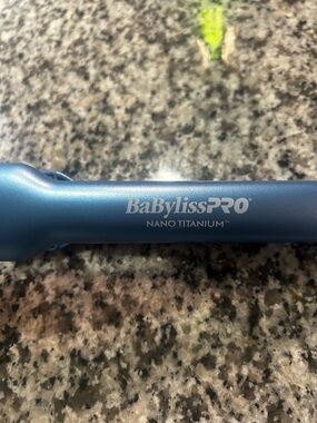 BaBylissPRO Nano Titanium Blue Hair Straightener